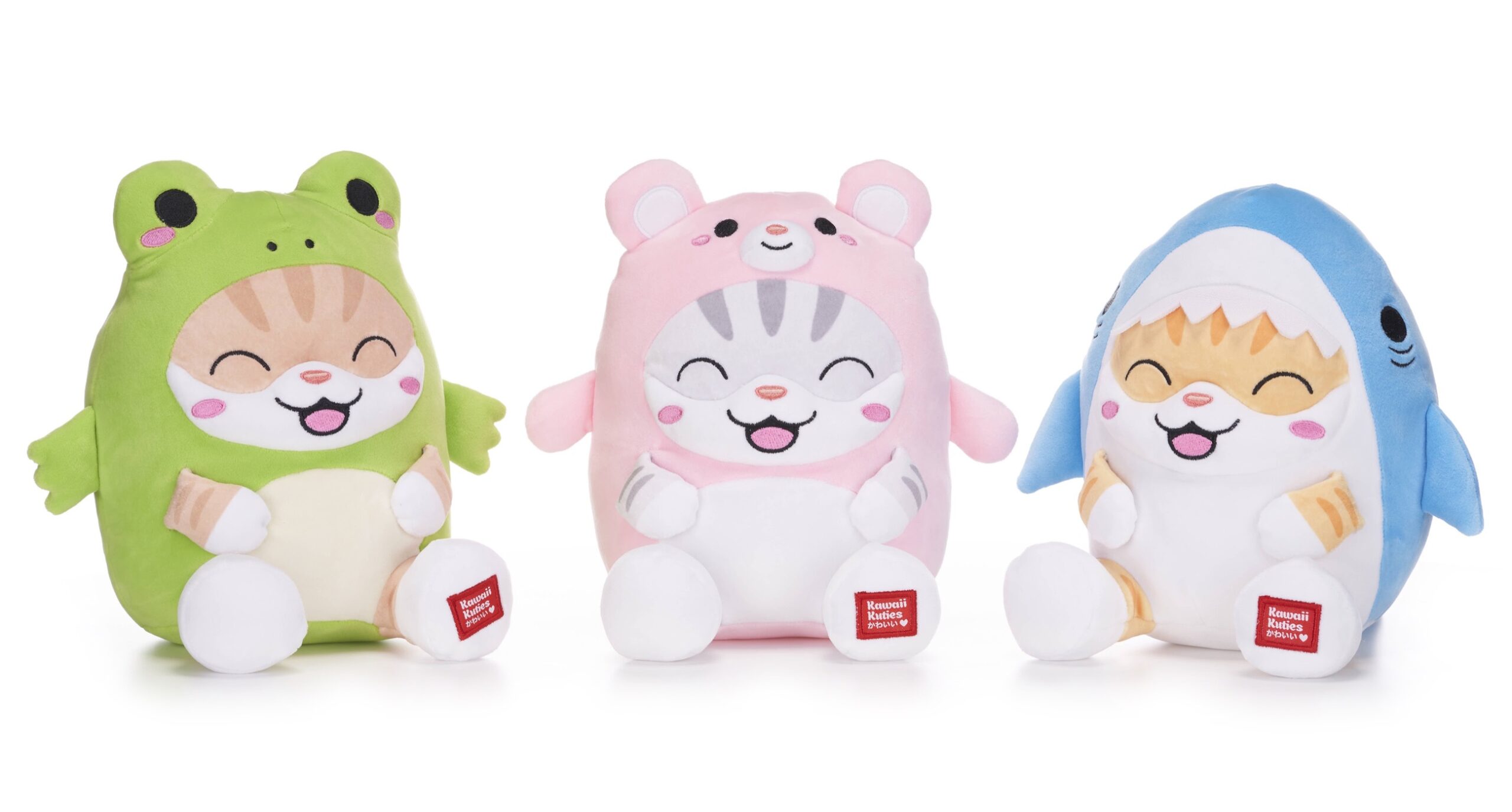 (Mis 3+) KAWAII KUTIES Gatto in costume (Super Squishy) GIFT 22cm 3ass…x48